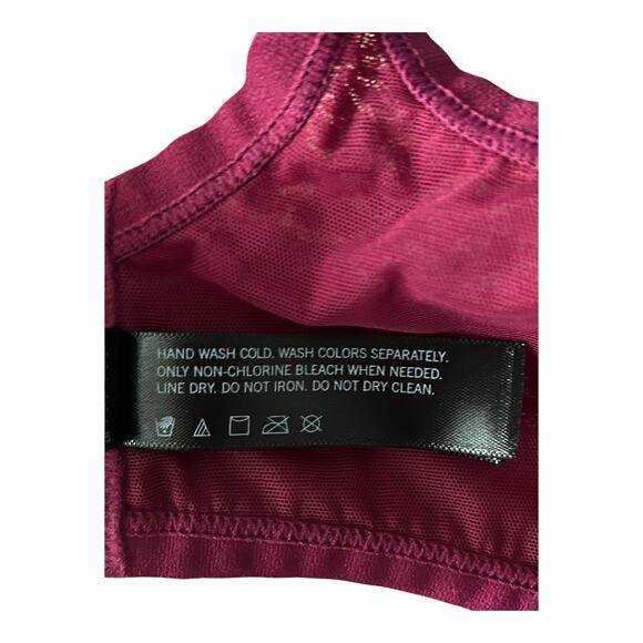 Natori Bra 136059 Sheer Jacquard full fit contour underwire red size 32DDD 32F - Picture 5 of 9